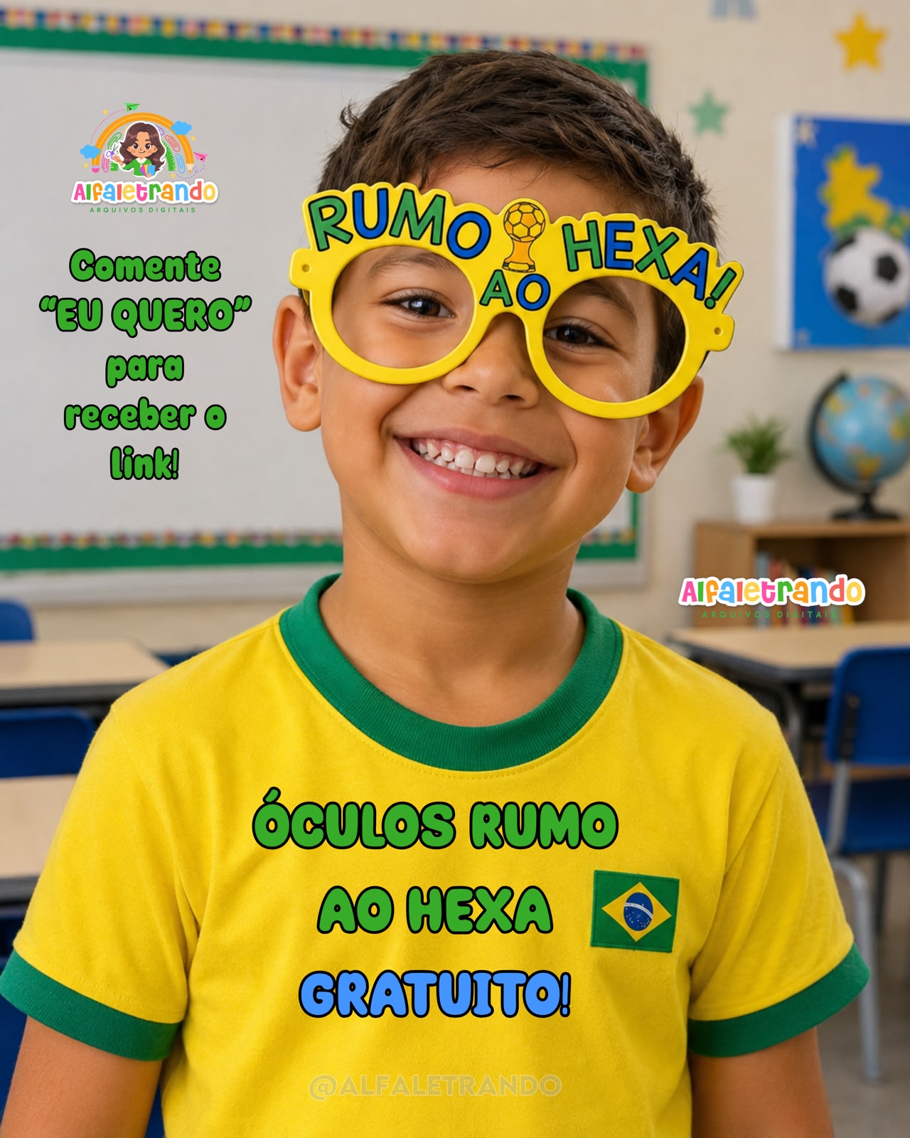 óculos rumo ao hexa