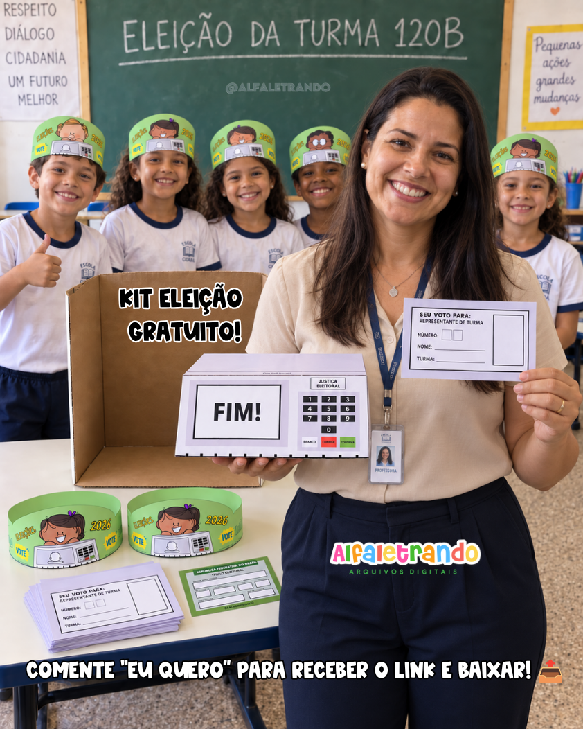 Kit eleitoral 2026 ALFALETRANDO